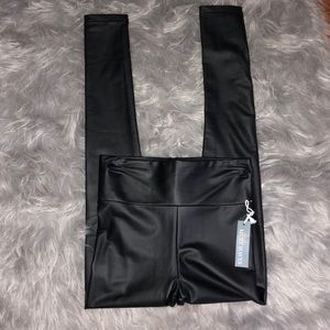 NWT faux leather leggings